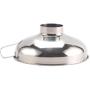 2 Entonnoirs Inox Large Ouverture Avec Poignée - Pour Confiture, Liquides, Poudres - Cuisine