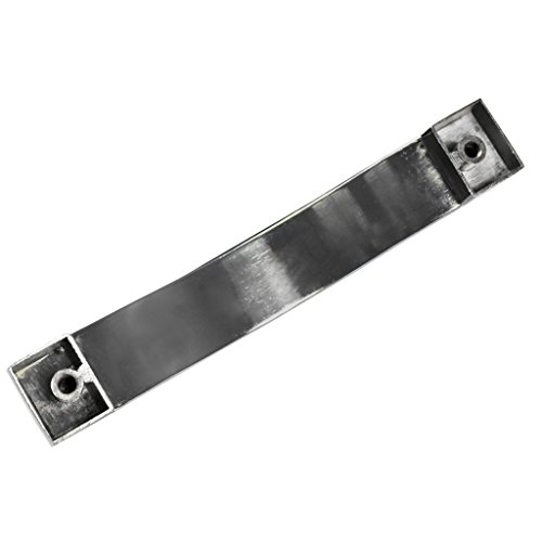 Vnfire 6 x Kristall Möbelgriff Stangengriff Küche Schrank Schublade Tür Griffe Silber B 128mm - 3