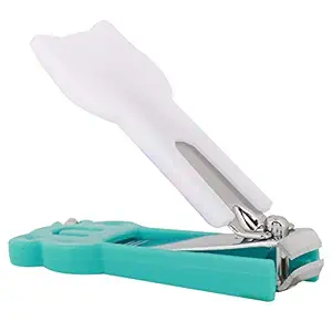 Pokory Kids Nail Cutter Blue- Pack of 1 |Suitable for Age 6 Months and Above|Useful for Nail Clipper Manicure Pedicure Care for Baby Boy Girl Children
