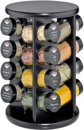 Preisvergleich Produktbild Gewürzständer rund schw. 16Gl. [W]