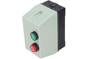HYUDUO Single Phase Motor Starter, LE1D09M7 Magnetic Electric Motor Starter IP55 Waterproof Motor Start Control Switch Single Phase 220 230V, Controls
