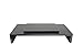 Produktbild Hermes Möbel Design Monitortisch Bildschirm Ständer Erhöhung Schreibtischregal Standfuss Hochglanz Schwarz B/H/T 90 x 12 x 30 cm drehbar