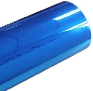Eyes4u Self-adhesive Blue Chrome Mirror Vinyl Wrap Sticker Air Realease Bubble Free Anti-wrinkle 60" X 20",152cm*50cm