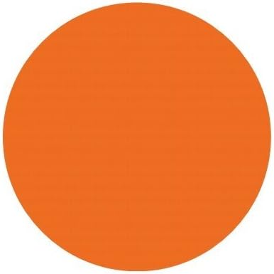 Circular Glass Worktop Saver - Orange - 30cm Diameter