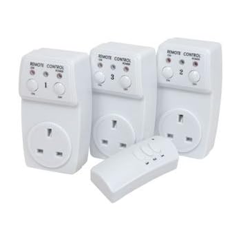 3 x Remote Control Socket Set