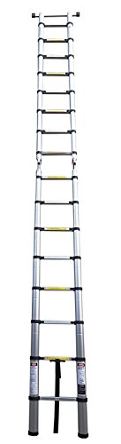 4,4 m Doppel Teleskop Leiter vielseitig zusammenklappbar ausziehbar tragbar Mehrzweck-Leiter für alle Bedürfnisse Ihres DIY - 6