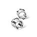 WINOMO Pair of 10mm Stainless Steel Tunnel Ear Plug Expander Stretcher