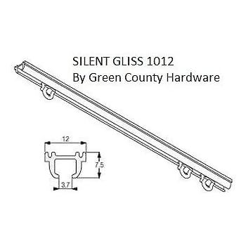 Campervan Motorhome Silent Gliss 1012 Curtain Track 1 Mtr