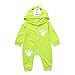 Produktbild ALISIAM Winter Weihnachten Baby Unisex schön Mode Gemütlich Hautfreundlich Karikatur Bärendruck Mit Kapuze Schnallen-Taste Lange Ärmel Strampelhöschen Kriechender Anzug Kinderkleidung