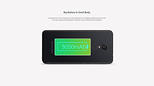 KEECOO P11 - 5,7 Zoll HD (18: 9-VerhÃ¤ltnis Vollanzeige) Android 7.0 4G Smartphone, Gesichtserkennung, Quad-Core 2 GB + 16 GB, 7,8 mm Ultra Slim 5MP + 8MP - Silber