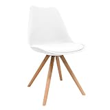 regalosMiguel - Silla Nórdica Bonik Blanca (Inspirada en la Línea Eames)