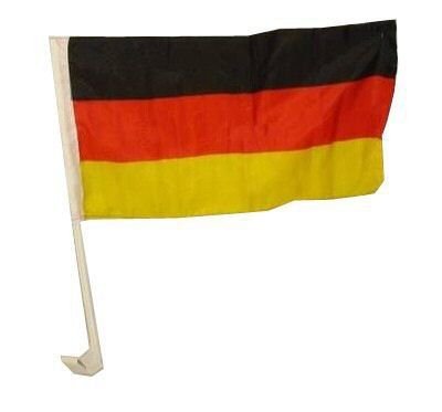 Autoflagge Deutschland mit Halterung