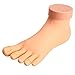 Chinatera Practice Reusable Foot Model Flexible Movable Soft Fake Foot Tool for Nail Art Training Nails Tool