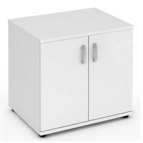 White Desk High Cupboard with 1 Adjustable Shelf from Relax Office Furniture