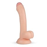 Real Fantasy Real Fantasy Penis Replica - Deluxe Real Dong Dildo - Realistic Dong With Beautiful Acorn & Suction Cup - 7.50 Inch