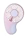 Produktbild Mini-Kühlventilator, tragbar, elektrisch, USB-Handventilator, 18650 Lithium-Batterie, 2 Geschwindigkeitsstufen rosa Rose groß