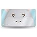 Produktbild FunnyCustom License Plate Frame Hippopotamus Face On Cloud Background Amazing Aluminum Metal Tag Holder Waterproof Decoration 12 x 6 Inch