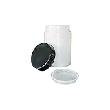 500 ml Kapazität Astik\'S TROP-500-010 Weithals-Dose aus HDPE 500 ml, Fassungsvermögen 132 mm, Höhe 80 mm, Durchmesser 62 mm