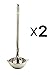 Produktbild RSVP Canning Schöpflöffel Edelstahl Jar Filler Punch Server Dual Auslauf (2er Pack)