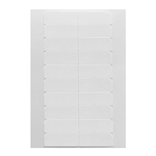 LCP Hairproducts® 10 x Tapeband Klebeband Streifen für Tape In Extensions - durchsichtig - 4 cm breit und 8 mm hoch - Top Qualität