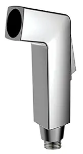 Snowbell Cubix Chrome Plated Finish Health Faucet Head (Silver, Standard Size)