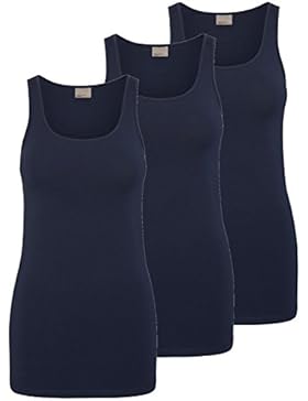 Vero Moda Damen Top MAXI MY LONG TANK TOP NOOS, Einfarbig