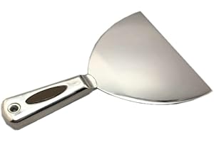 MOBUKJUU Spatola in acciaio inox per stucco per la decorazione della parete, strumento manuale (1 x 15 cm)
