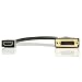 Produktbild Saxonia HDMI auf DVI Adapter Kabel mit Audio 24+1 Dual Link 1080p (Full HD 3D Ready HDTV) Highspeed Adapterkabel, HDMI Buchse auf DVI-D Stecker vergoldete Kontakte 30cm