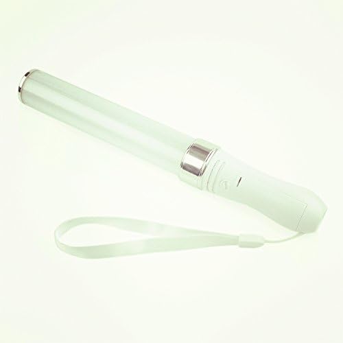 LED Glow Stick with 15 Different Colors, Flashing Light Effect Sticks for Vocal Concert, Birthday Party, Raves, Evening Party, Camping, ABS and PETG, White