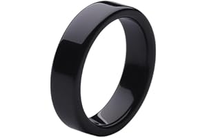 CUID Smart Ring för 13,56 mHz omskrivbar replikerbar mifare 1K S50 och FM1108 kort full keramisk ring (svart, US #11)