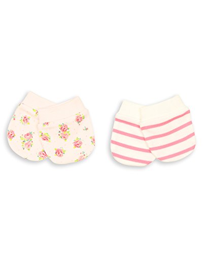The Essential One - 2 Pair Pack Baby Scratchmittens ESS43