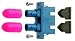 Produktbild Telegärtner ST/SC Duplex Adapt. MM J08082A0010 Phosphorbronzehülse LWL-Kupplung 4018359360658