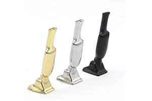 SHINEKOO 3PACK Golden Trophy Snuff Bottle Snuff Straw Sniffer Snorter Nasal Tube