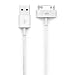 Produktbild Original iProtect® USB Ladekabel Datenkabel 1 Meter weiß für iPhone und iPod 4S 4 3GS Classic Touch Nano 3G 2G Photo Mini