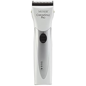 Moser Chrome Style Pro Professional Hair Clipper, White/Chrome - Image 2