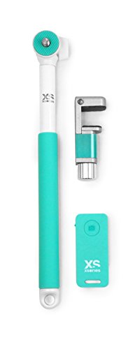 X-Sories MSHD3A Me-Shot Deluxe 2.0 Teleskopstab (0,9 m, Fernbedienung) fr Smartphone trkis/wei X-Sories MSHD3A Me-Shot Deluxe 2.0 Teleskopstab (0,9 m, Fernbedienung) fr Smartphone trkis/wei