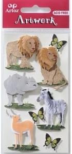Animal World I Craft Embellishment
