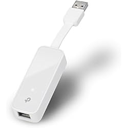 USB 3.0 a Gigabit Ethernet, TP-Link UE300 a RJ45 Ethernet Adaptador Tarjeta de Red Externa 1000Mbps para Chrome OS, Xiaomi Mi Box 3, Mi Box S, Macbook, Raspberry Pi, PC o Portátiles