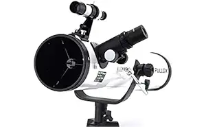 Pullox SSEA Pullox 175X 262X 350X Multy Power Reflector Astronomical Reflecting Telescope HD Optics Aperture Modal 76700 mm for Astronomy Star Gazing Gift Study Hobby (Manual Tracking)(by SSEA)