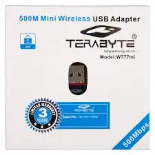 iBest Terabyte 500Mbps Mini Wireless USB Adapter (Black)