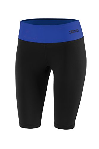 FITTECH PERFORMANCE Damen Thermoaktiv Legging Leggins Strumpfhose Tights Shorts Laufhose Kurz Fitness Pilates Outdoor Radsport Running - 7