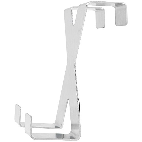 COM-FOUR® 4x Edelstahltürhaken Türhaken Kleiderhaken Haken in X-Form (4 Stück) - 5