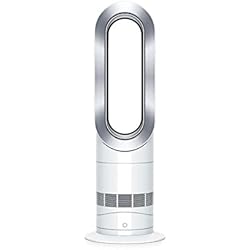 Dyson AM09 Ventilateur et Chauffage Soufflant Technologie Air Multiplier Garantie 2 ans Blanc/Argent