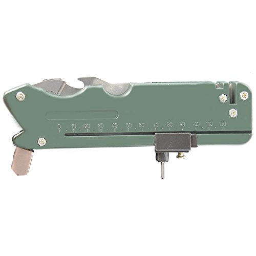 Multifunktion-Carbon-Glasschneider Faltreifen Gemüsemesser Bierflasche kann Opener Mini Portable Säge Scissor Sharpener Maßband Outdoor Survival Camping Werkzeug - 4