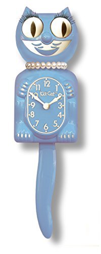 Serenity Blue Lady Kit-Cat Clock by Kit-Cat
