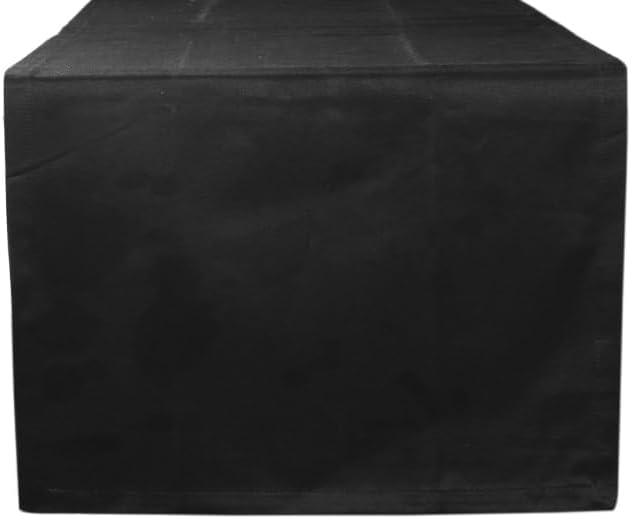 Porland Paria Siyah Düz Runner 45x150cm