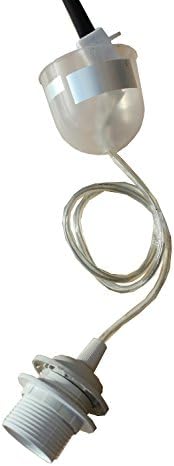 Lighting System – Hangs by E-27 power cord, Transparent 71 cm, Adjustable, 60 W