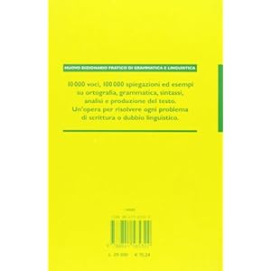 Nuovo dizionario pratico di grammatica e linguisti