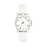 Armani Exchange Damen Analog Quarz Smart Watch Armbanduhr mit Silikon Armband AX4359