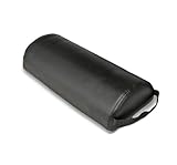 Semi Circle NECK BOLSTER Cushion for Massage Table: Comfort Neck Pillow. 13in (33.5cm) x 6in (15cm) x 3in (7.5cm) [Black]